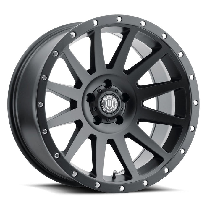 ICON ALLOYS COMPRESSION SAT BLK - 20 X 10 / 5 X 5 / -12MM / 5" BS