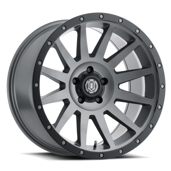 ICON ALLOYS COMPRESSION TITANIUM - 20 X 10 / 5 X 5 / -12MM / 5" BS