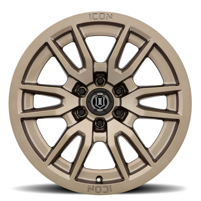 ICON ALLOYS VECTOR 6 BRONZE - 17 X 8.5 / 6 X 135 / 6MM / 5" BS