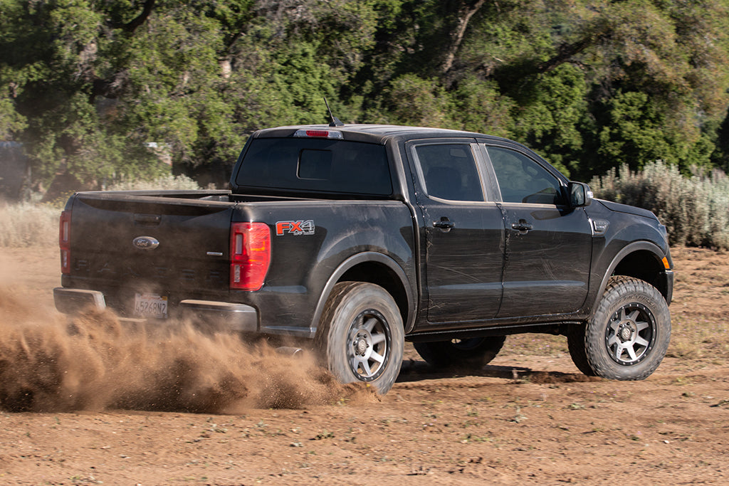 ICON 19-21 Ford Ranger 0-3.5" Lift Stage 2 Susp System Billet UCA Al Knuckle