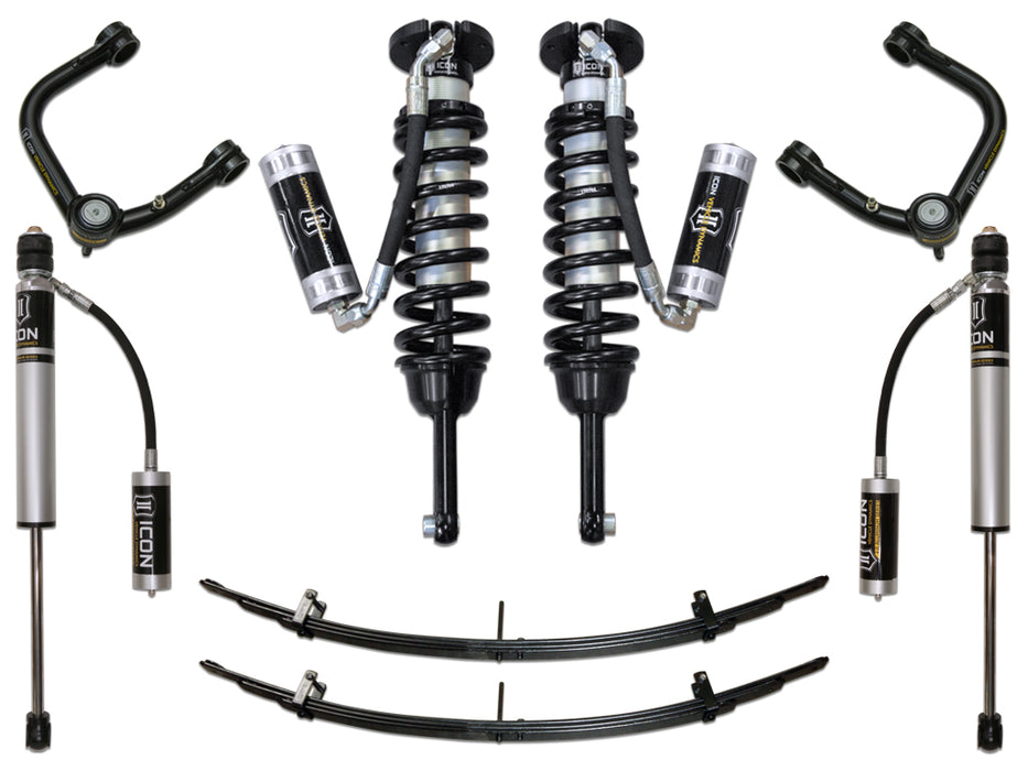 ICON 2005-2015 Toyota Tacoma 0-3.5" Lift/2016-2023 Tacoma 0-2.75" Lift Stage 4 Suspension System Tubular UCA