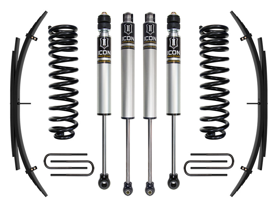 ICON 2017-2019 Ford F-250/F-350 4WD Diesel 2.5" Lift Stage 1 Suspension System W/ Expansion Packs