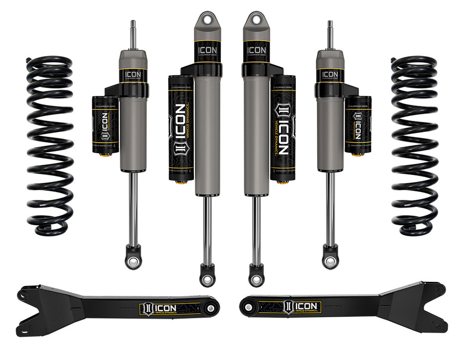 ICON 2023 Ford F-250/F-350 Super Duty 4WD Diesel 2.5" Lift Stage 2 Suspension System W/ Radius Arms
