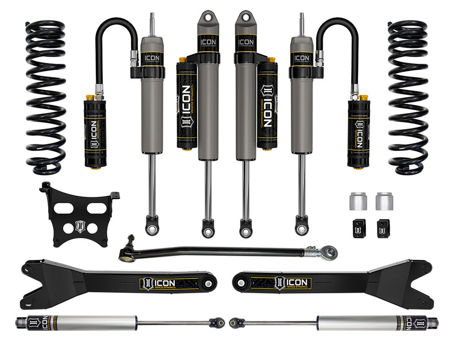 ICON 2023 Ford F-250/F-350 Super Duty 4WD Diesel 2.5" Lift Stage 5 Suspension System W/ Radius Arms