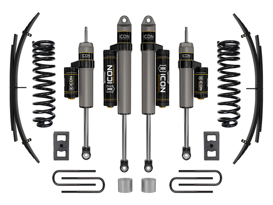 ICON 2023 Ford F-250/F-350 Super Duty 4WD Gas 2.5" Lift Stage 2 Suspension System W/ Expansion Packs
