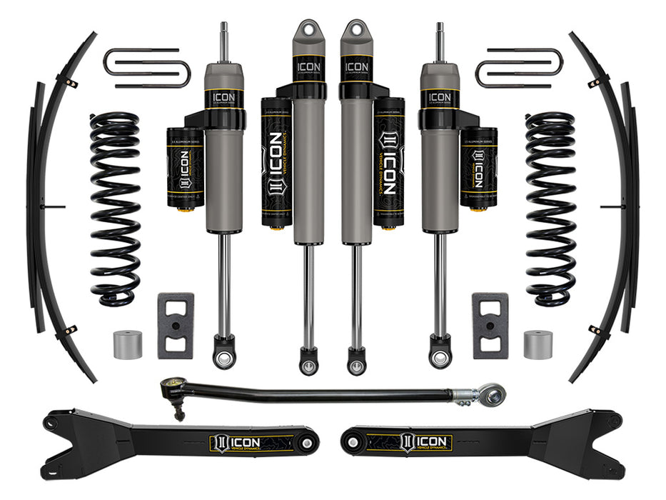 ICON 2023 Ford F-250/F-350 Super Duty 4WD Gas 2.5" Lift Stage 3 Suspension System W/ Radius Arms And Expansion Packs