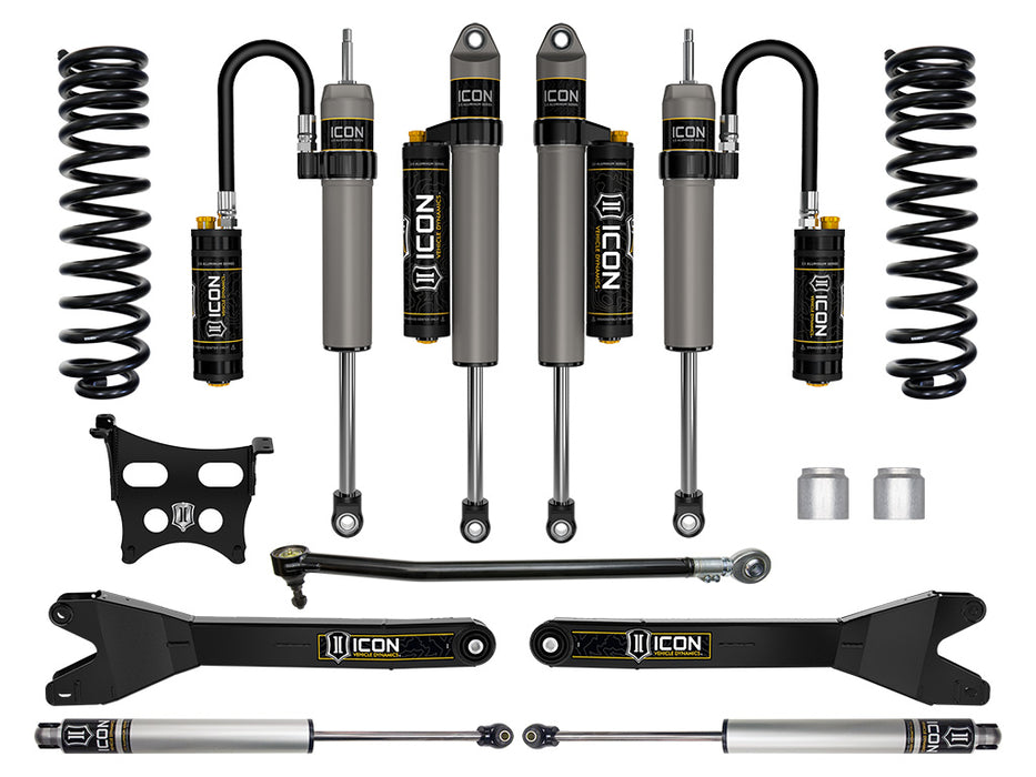 ICON 2023 Ford F-250/F-350 Super Duty 4WD Gas 2.5" Lift Stage 5 Suspension System W/ Radius Arms