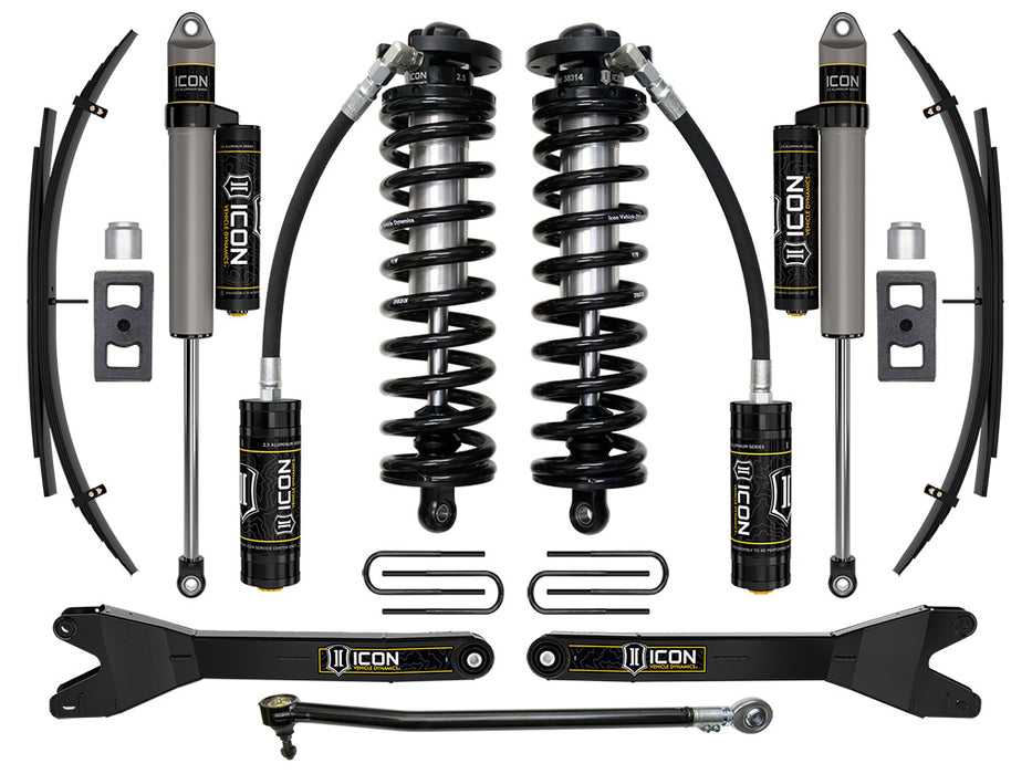 ICON 2023 Ford F-250/F-350 4WD 2.5-3" Lift Stage 3 Coilover Conversion System W/ Radius Arms & Expansion Packs