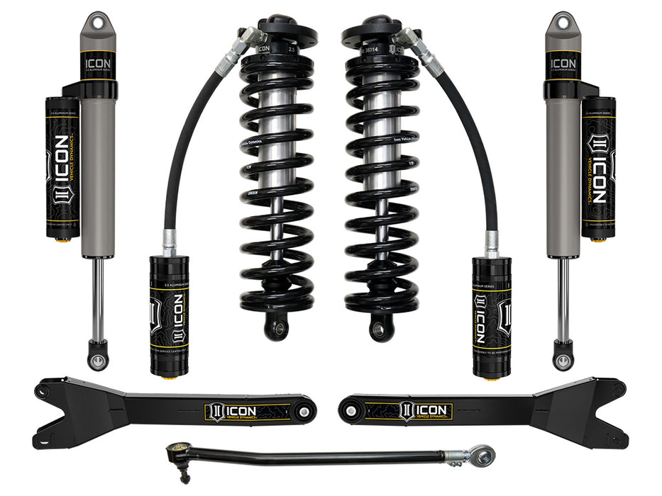 ICON 2023 Ford F-250/F-350 Super Duty 4WD 2.5-3" Lift Stage 3 Coilover Conversion System W/ Radius Arms