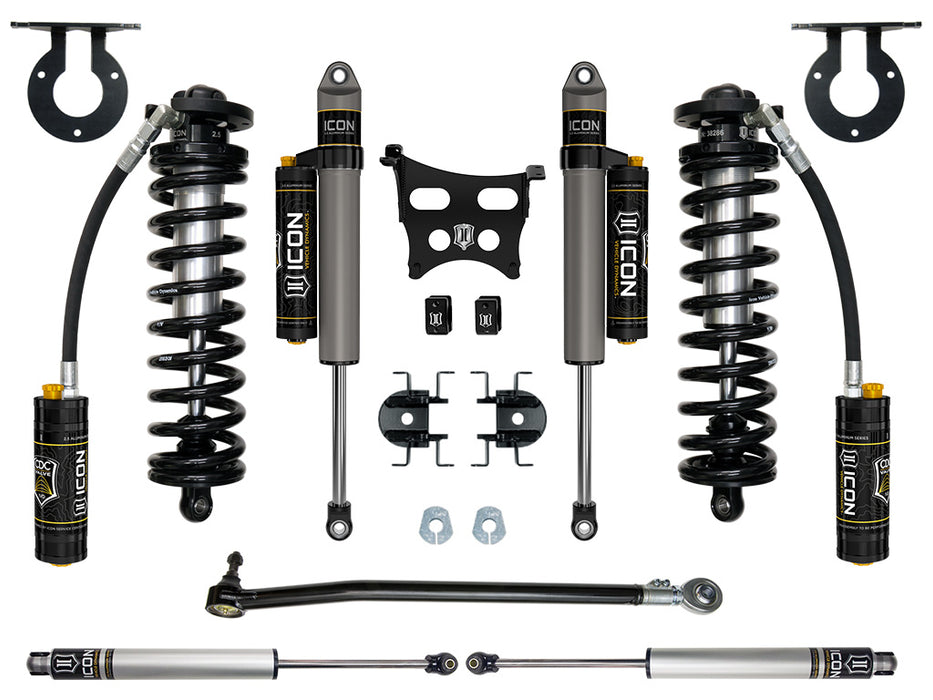 ICON 2023 Ford F-250/F-350 Super Duty 4WD 2.5-3" Lift Stage 4 Coilover Conversion System