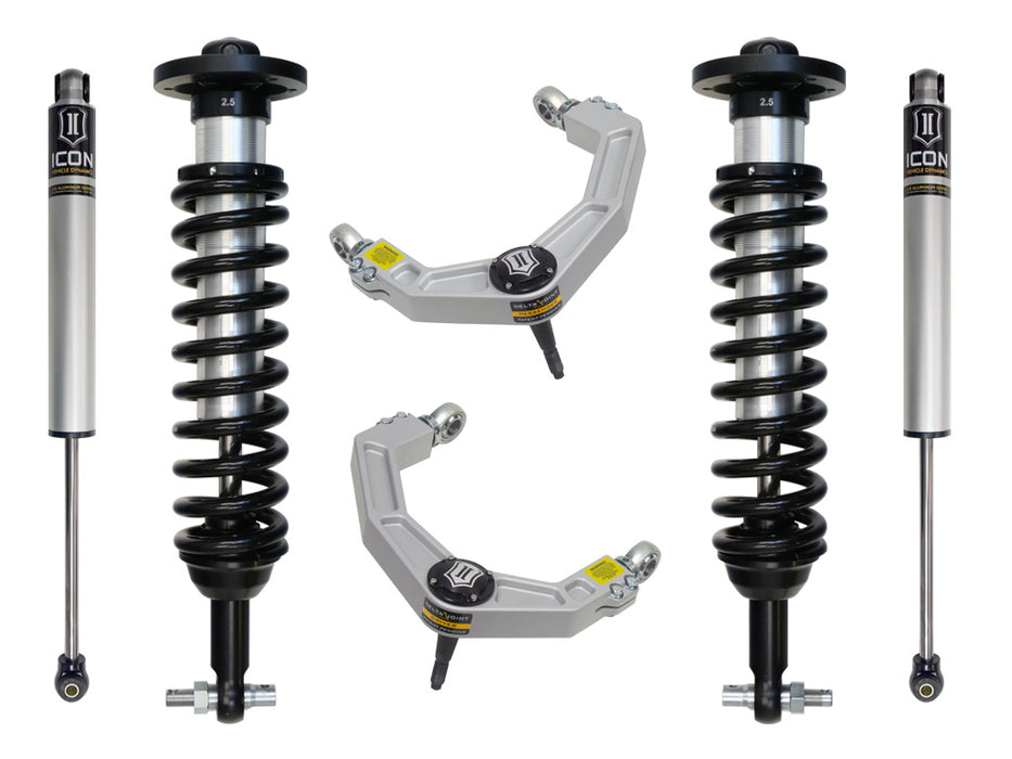 ICON 21-23 Ford F150 2WD 0-3" Lift Stage 2 Suspension System Billet UCA