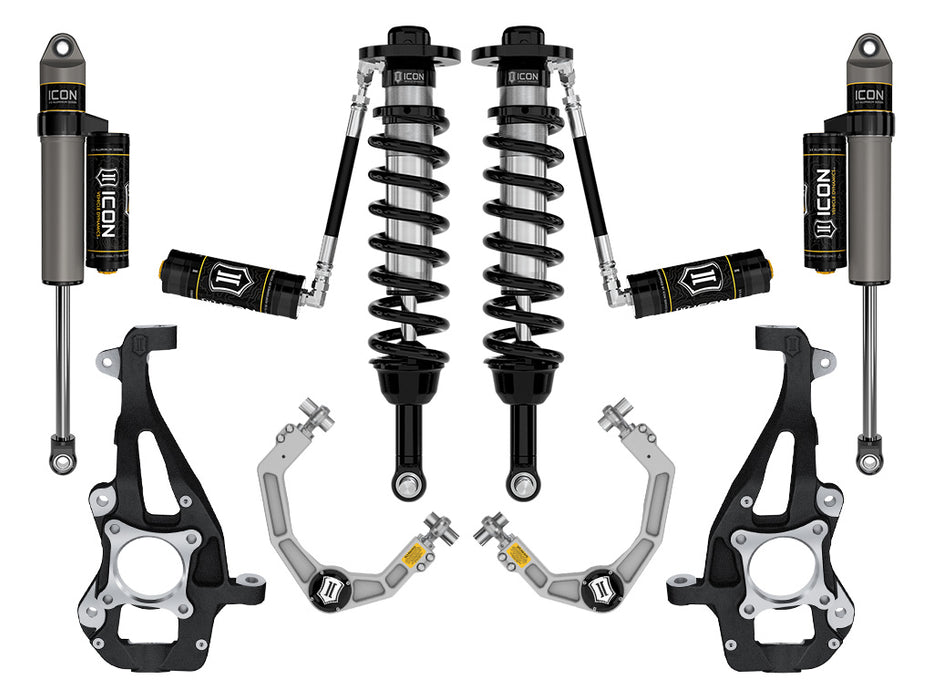 ICON 2021-2023 Ford F-150 4WD 3.5-4.5" Lift Stage 3 Suspension System Billet UCA