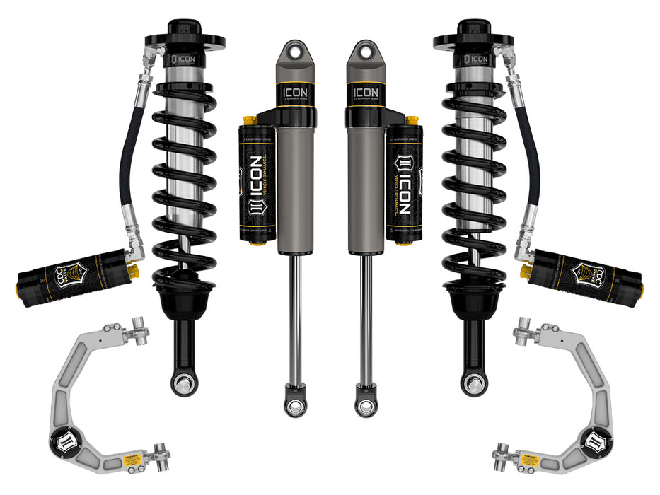 ICON 2021-2023 Ford F-150 Tremor 2.5-3" Lift Stage 4 Suspension System Billet UCA