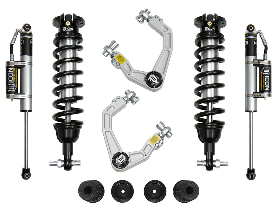 ICON 20-23 Ford Ranger 0-3.5" Lift Stage 3 Susp Sys Billet UCA Steel Knuckle