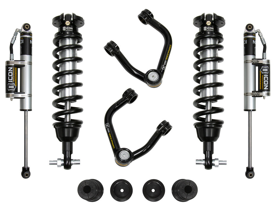 ICON 20-23 Ford Ranger 0-3.5" Lift Stage 3 Susp Sys Tubular UCA Steel Knuckle