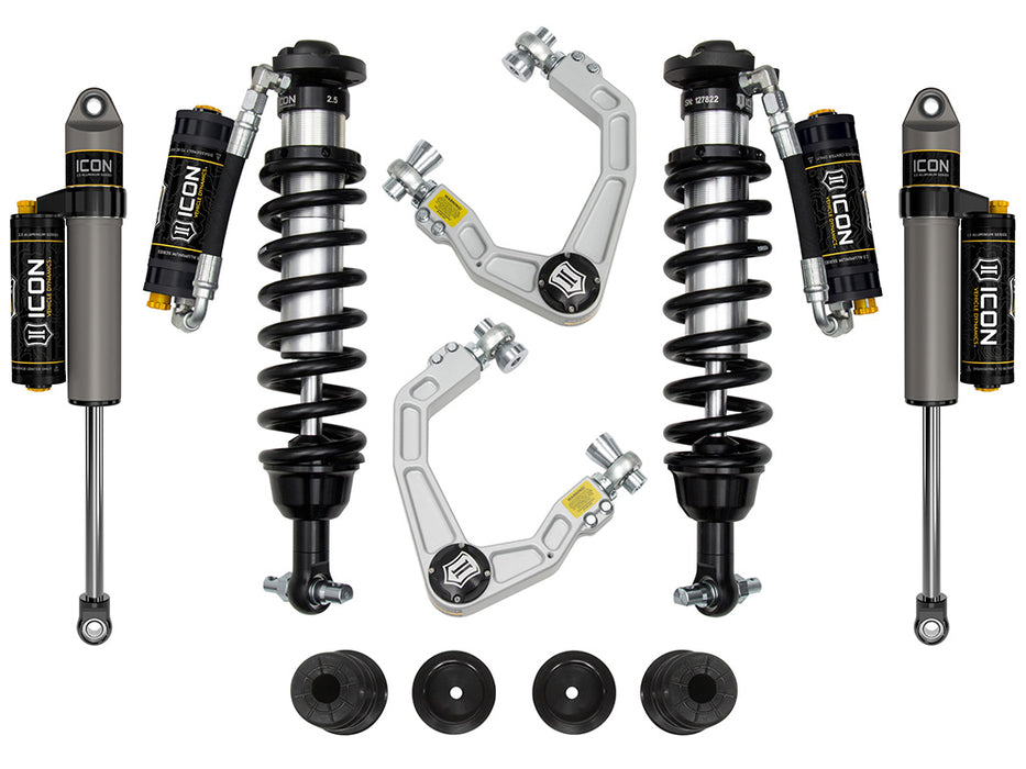 ICON 19-21 Ford Ranger 0-3.5" Lift Stage 5 Susp System Billet UCA Al Knuckle