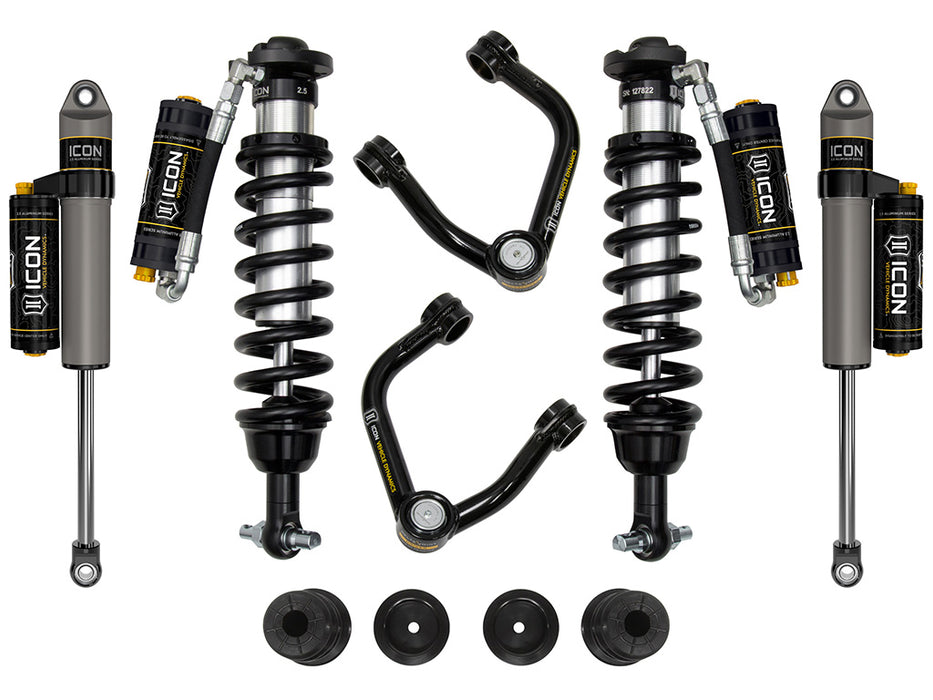 ICON 20-23 Ford Ranger 0-3.5" Lift Stage 5 Susp Sys Tubular UCA Steel Knuckle
