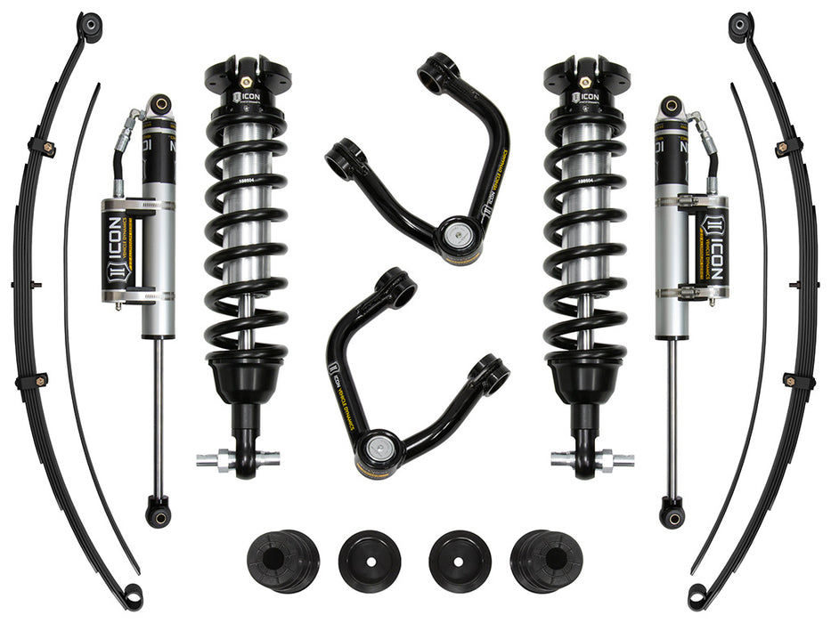 ICON 20-23 Ford Ranger 0-3.5" Lift Stage 6 Susp Sys Tubular UCA Steel Knuckle