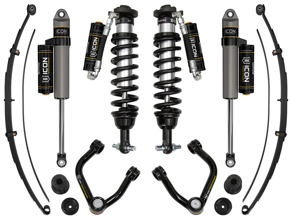 ICON 20-23 Ford Ranger 0-3.5" Lift Stage 7 Susp Sys Tubular UCA Steel Knuckle