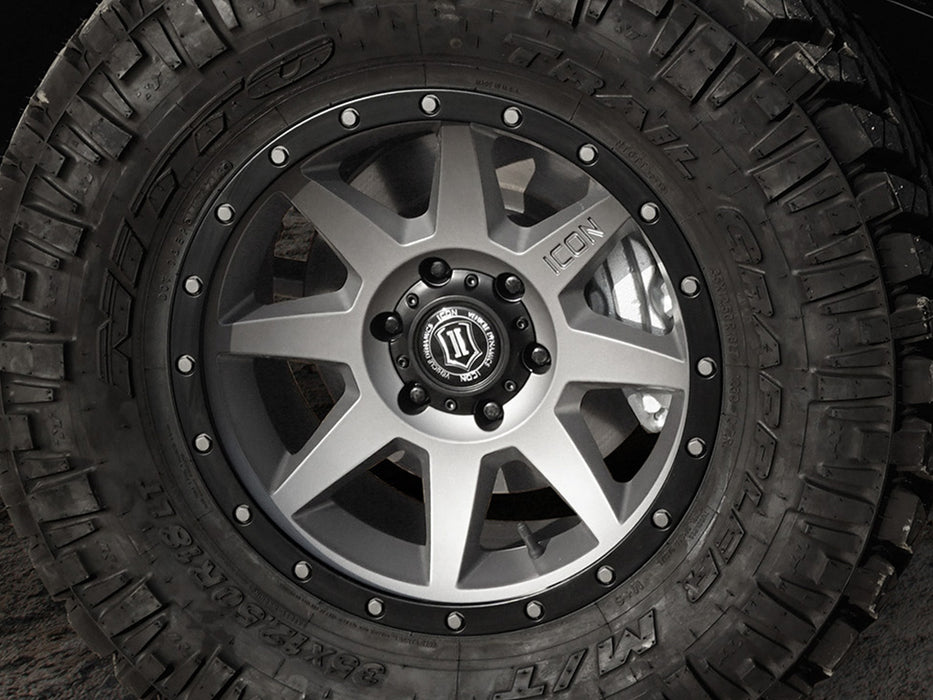 ICON ALLOYS LUG NUT KIT BLACK - 1/2" / 24 COUNT W/ KEY