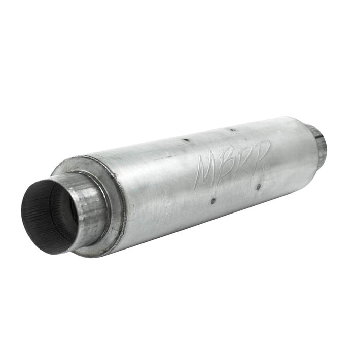 MBRP Exhaust 4in. Inlet/outlet; Quiet Tone Muffler; 24in. Body; 6in. Diameter; 30in. Overall; AL