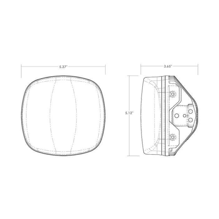 RIGID Mounting Bracket Kit For Adapt XE Ready To Ride KitSingle