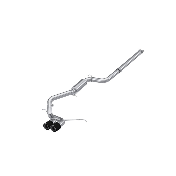 MBRP Exhaust 3in. Cat Back; Dual Center Outlet; T304 With CF Tips