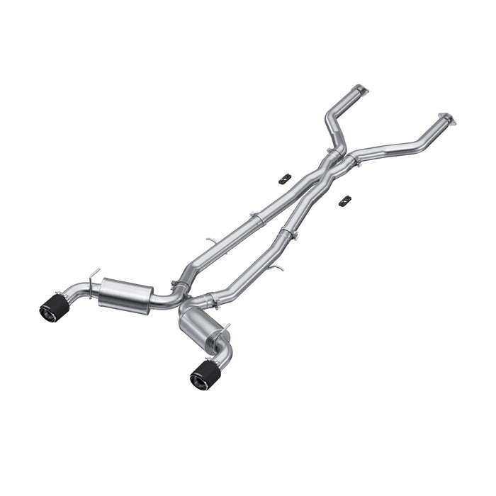 MBRP Exhaust 3" Cat Back Dual Rear T304 With Carbon Fiber Tips