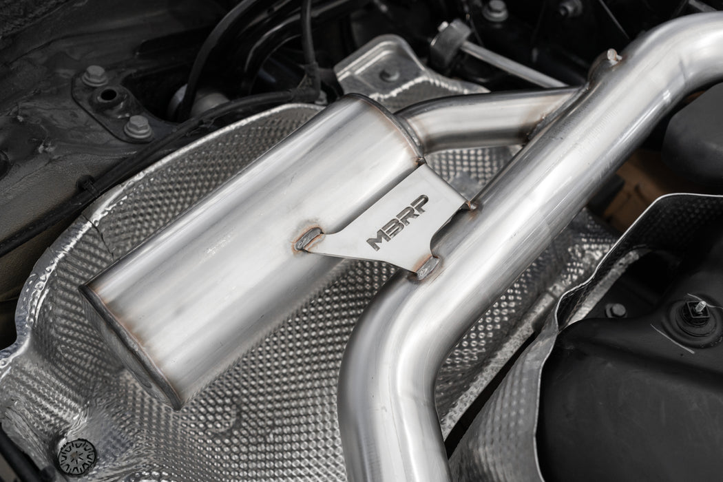 MBRP Exhaust 3in. Cat Back; 2.5in Dual Split Rear; T304