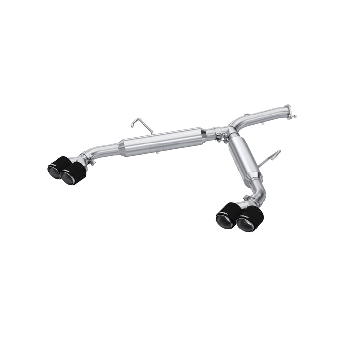 MBRP Exhaust 3in. Axle-Back; Dual Split Quad Rear Exit; T304