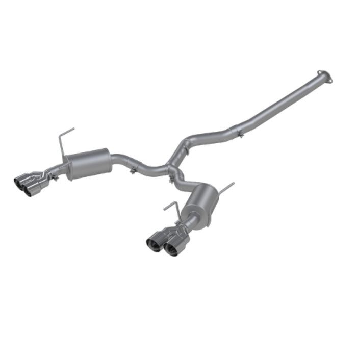 MBRP Exhaust 3" Cat Back Dual Split Rear T304 Street Version