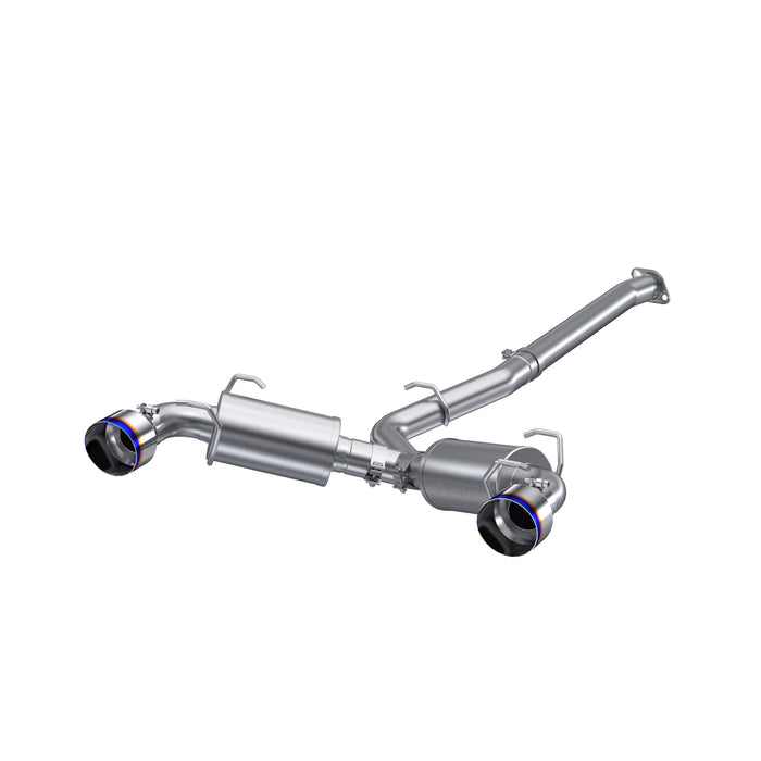 MBRP Exhaust 3in. Cat Back; Dual Split Rear; T304; BE Tip