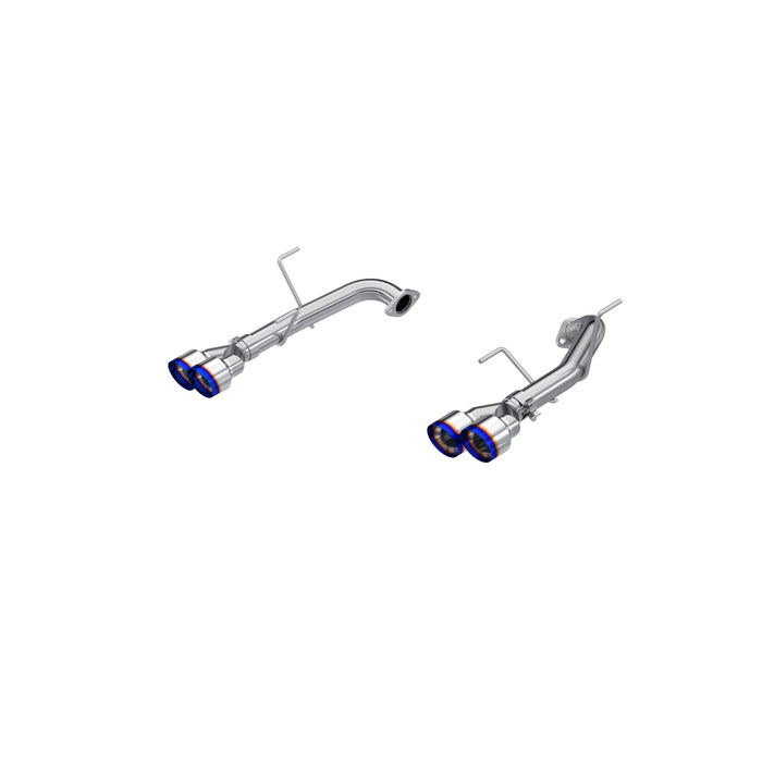 MBRP Exhaust 2.5in. Axle-Back; Dual Split Rear; T304; Quad BE Tip