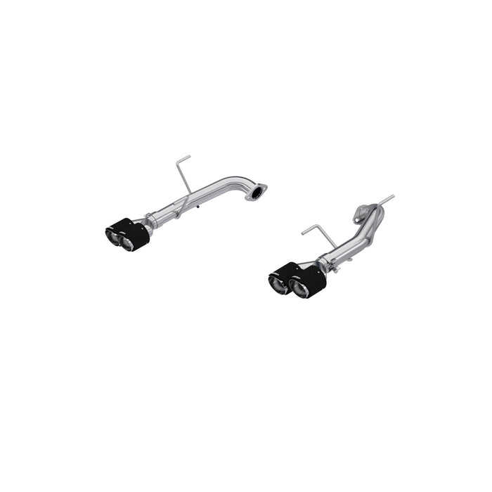 MBRP Exhaust 2.5in. Axle-Back; Dual Split Rear; T304; Quad CF Tip