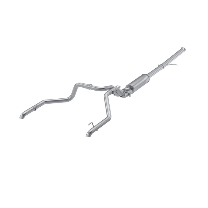 MBRP Exhaust 3in. Cat Back; 2.5in. Dual Split Rear Turn Down; T304