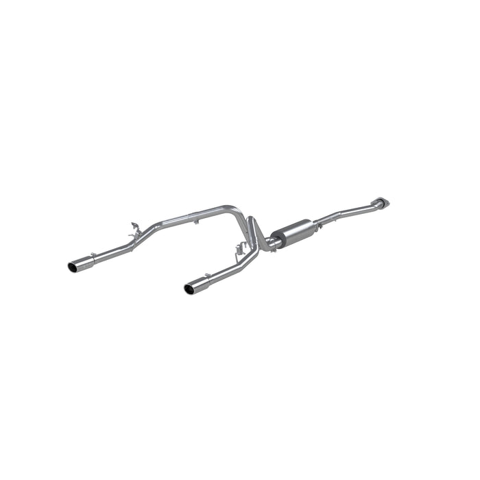 MBRP Exhaust 2 1/2in. Cat Back; Dual Split Rear; T409