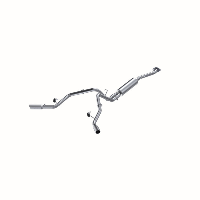 MBRP Exhaust 2 1/2in. Cat Back; Dual Split Side; AL