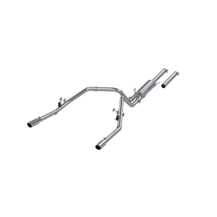 MBRP Exhaust 2 1/2in. Cat Back; Dual Split Rear; AL