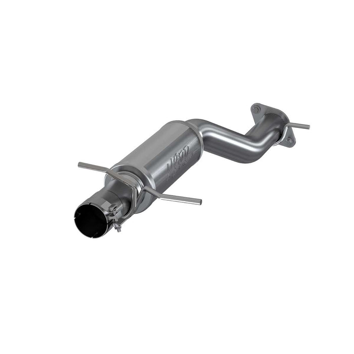 3" Single In/out Muffler Replacement High-Flow T409 Stainless Steel"