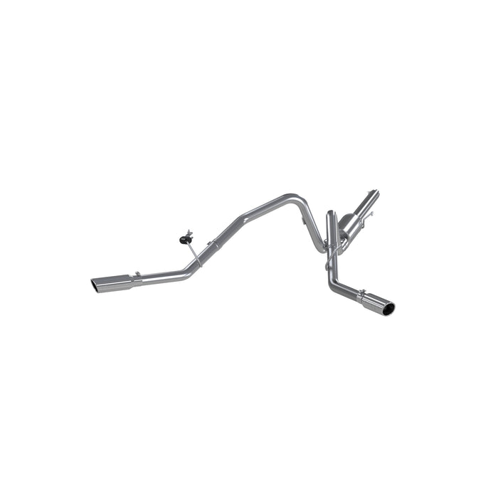 MBRP Exhaust 2 1/2in. Cat Back; Dual Split Side; AL