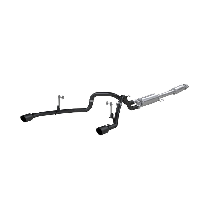 MBRP Exhaust 3in. Cat Back; 2.5in. Dual Side Exit; BLK