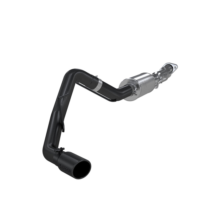 MBRP Exhaust 3in. Cat Back; Single Side; Black Coated