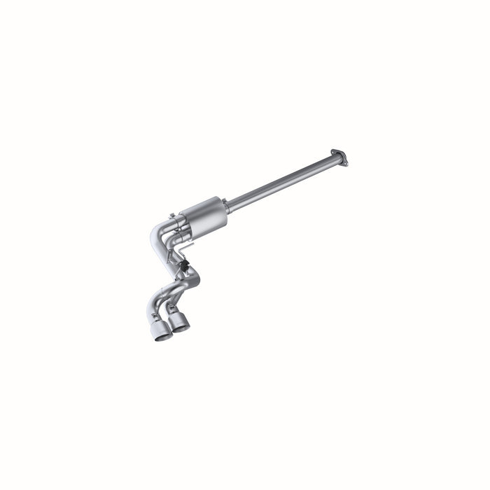 MBRP Exhaust 3in. Cat Back; Pre-Axle Dual Outlet; T304