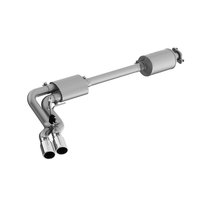 MBRP Exhaust 3in. Cat Back; Pre-Axle Dual Outlet; T304; Street Version