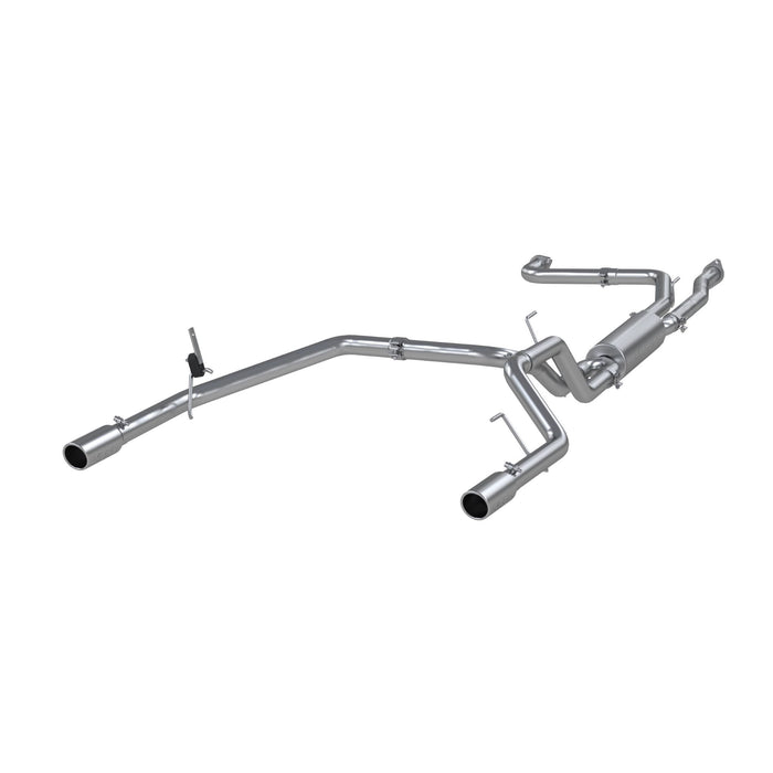 MBRP Exhaust 2 1/2in. Cat Back; Dual Split Rear; T409