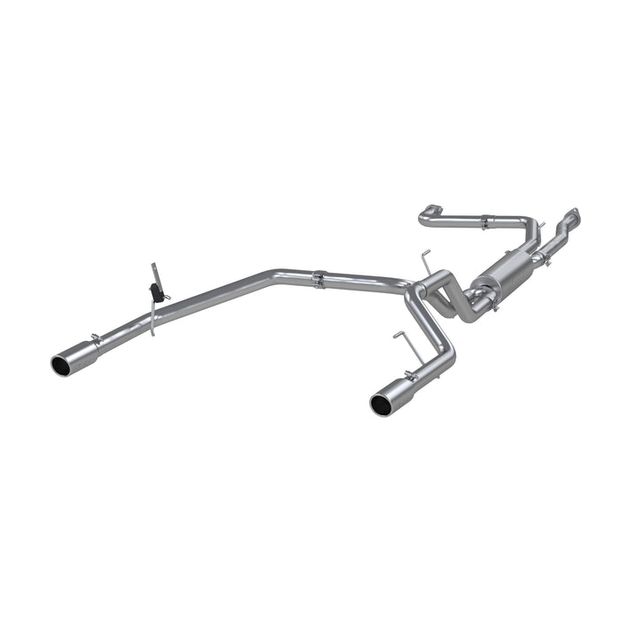 MBRP Exhaust 2 1/2in. Cat Back; Dual Split Rear; AL