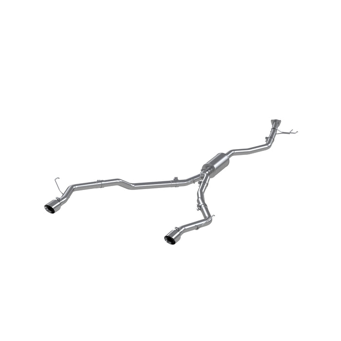 MBRP Exhaust 2 1/2in. Cat Back; Dual Split Rear; T304