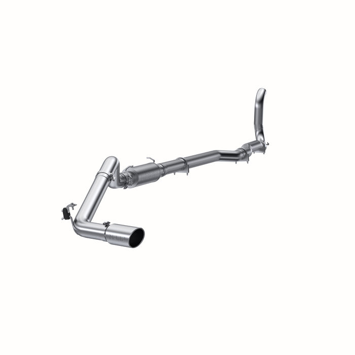 MBRP Exhaust 4in. Turbo Back; Single Side Exit (4WD Only); AL