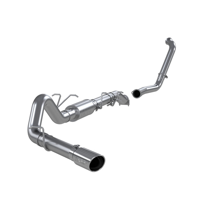 MBRP Exhaust 4in. Turbo Back; Single Side (Stock Cat) Exit; T409