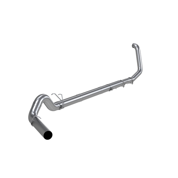 MBRP Exhaust 5in. Turbo Back; Single Side Exit; No Muffler; AL